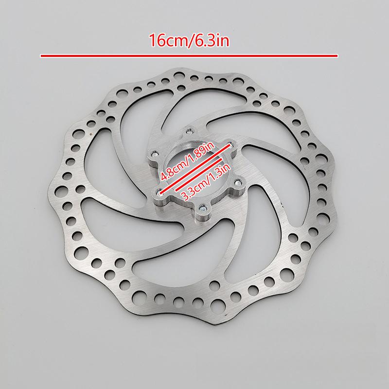 160Mm Brake Disc Electric Scooter Brake Bicycle Disc Brake Device Mountain Bike Disc Brake Disc Adjustable Disc Brake Caliper