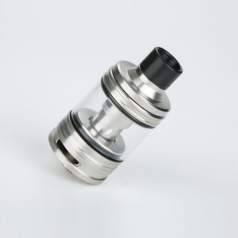 Eleaf Melo 4 Atomizer Diameter Tank with EC2 Series Has Huge Vapor and Good Taste 25mm, Sub-Ohm 4.5ml E-Juice Capacity, (Silver)