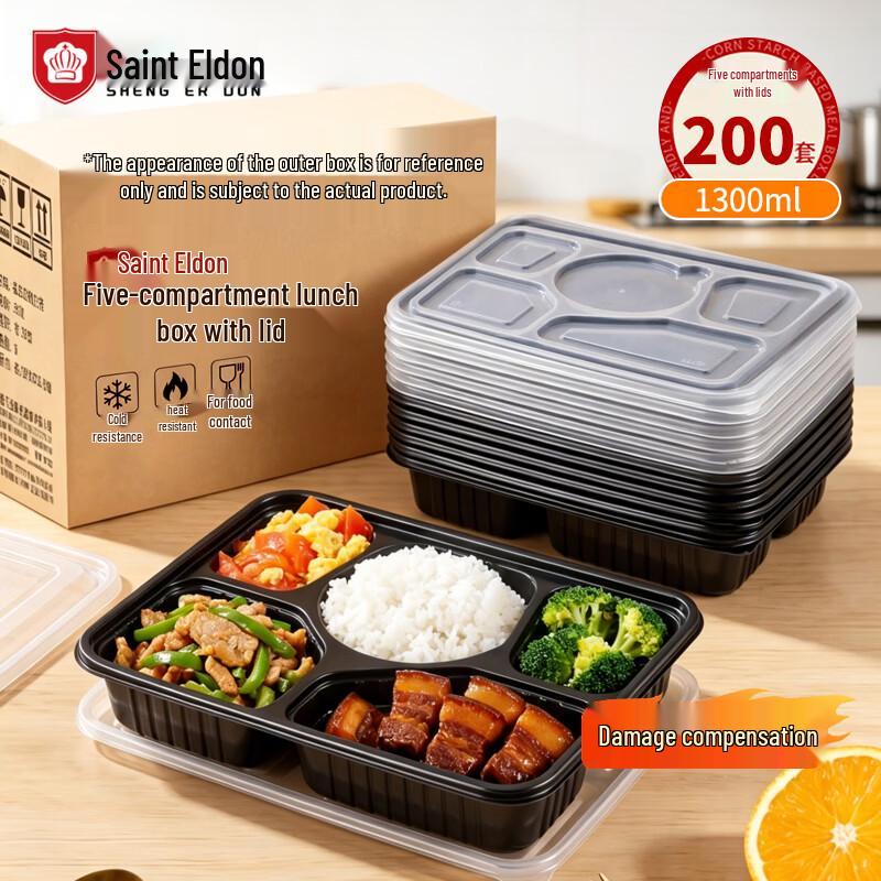Sheng erdun Disposable Takeaway Meal Prep Containers
