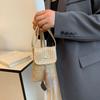 Elegant Weaving Straw Woven Handbag Long Tassel Handmade Crossbody Bucket Bag Korean Style Niche Design Woven Beach Bag Female