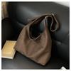 Suede bag women's large-capacity new autumn and winter versatile shoulder messenger bag commuter tote bag