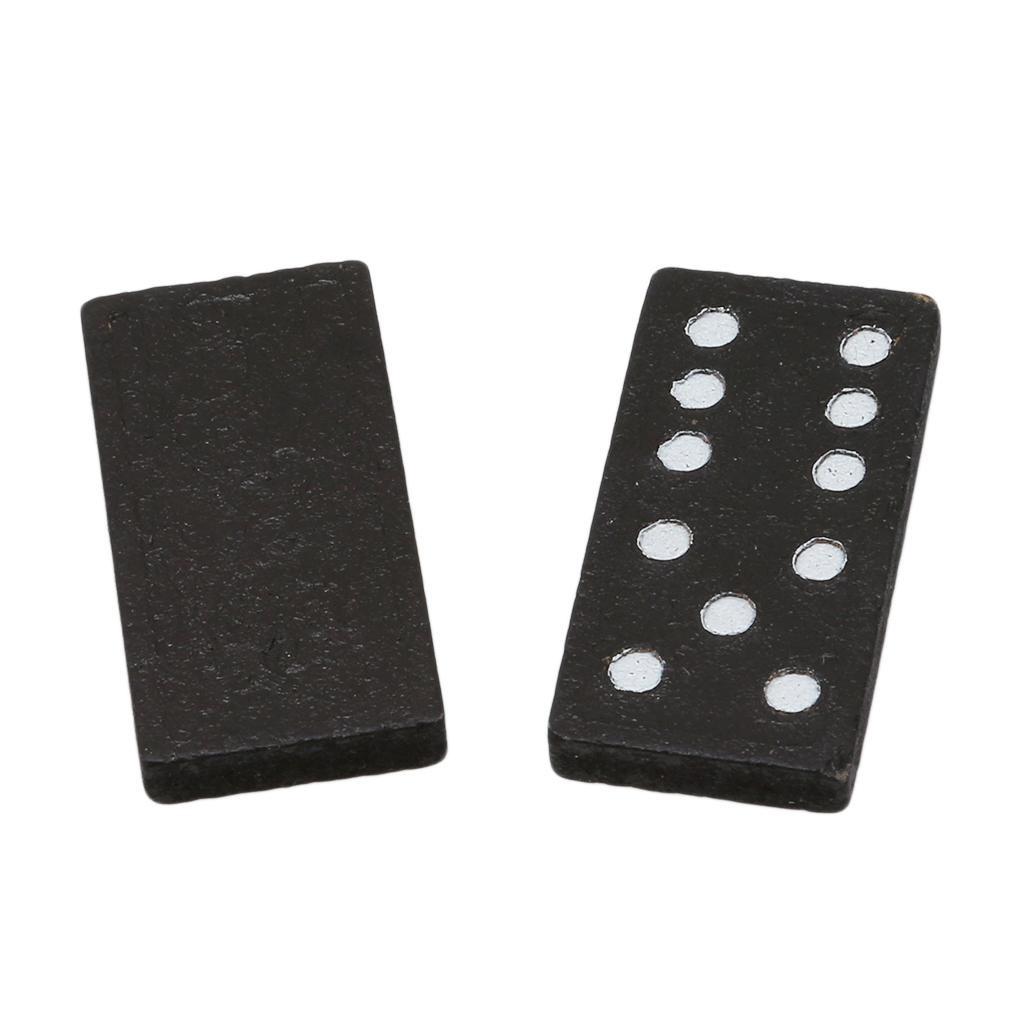 Creative Double Six Dominoes with Wood Case for Adults Classic Nine Chess Game Pai Gow Paigow Poker