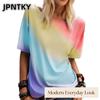 JPNTKY Women's Fashion Casual Short Sleeve O-Neck  Blouses & Shirts