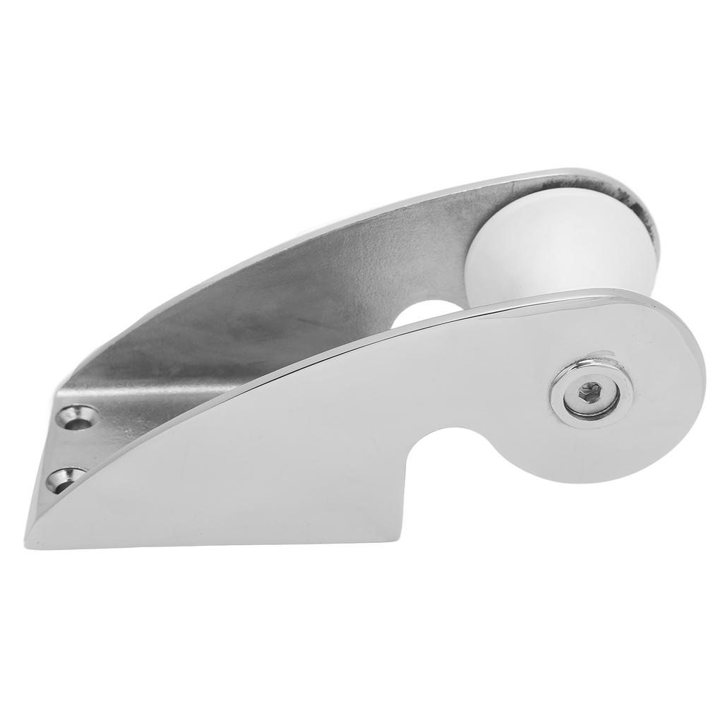 Boat Bow Anchor Roller Bracket Nylon Pulleys Anti Slip Rubber Pad Wear Resistant Boat Anchor Roller