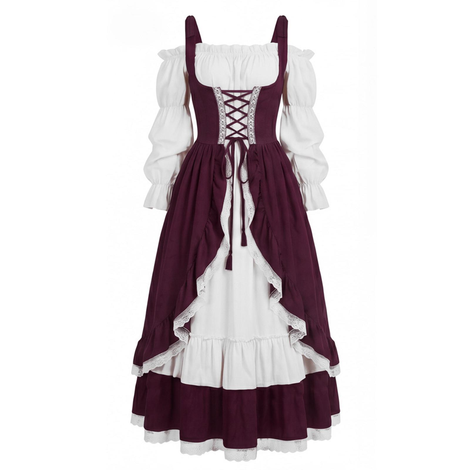 Women s Corset Dress Princess Costume for Halloween Performance XXL