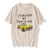 I Survived My Trip To NYC Tshirt Tom Holland Tees Camisas Streetwear Funny Car Cartoon Graphic Tshirts Summer Cotton Soft Tops