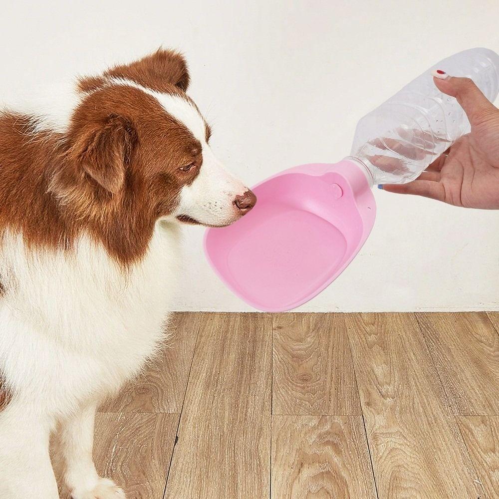 Plastic Pets Outdoor Drinking Bowl Pet Drinking Fountains  Pet Going Out Water Drinking Supplies