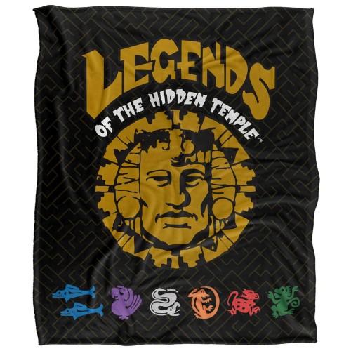 Legends of the Hidden Temple Silky Logos Supersoft Blanket