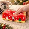 Soft Butter Squeeze Toys Christmas Squishy Fidget Toy, Slow Rising Stress Relief Silent Desk Relievers Xmas Santa Reindeer Sensory Portable