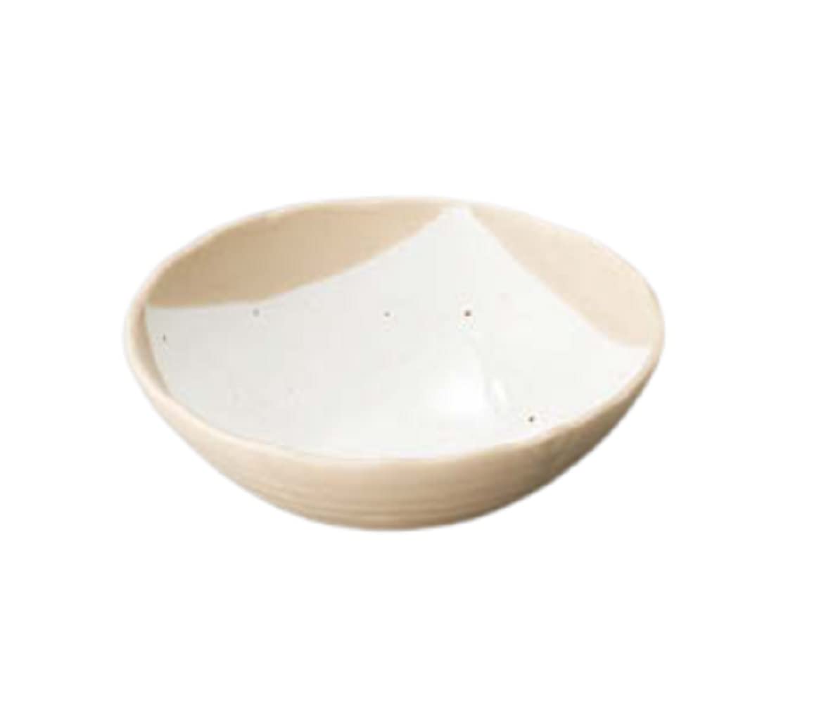 

Yamashita Kogei Sashimi Plate, Ash Light Round Bowl, Medium, 15.8 x 5.5cm, 400cc, 907018549