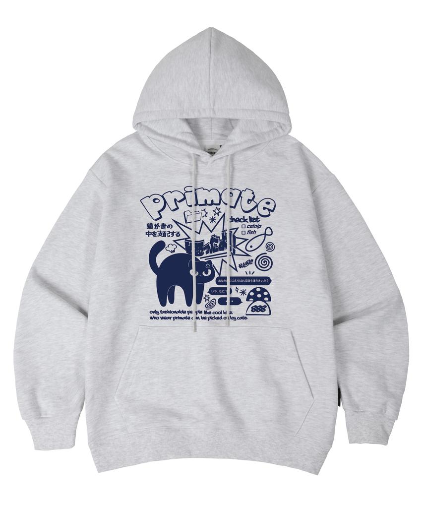 [Fleece-Lined/Non-Fleece-Lined] Mad Cat Oversized Hoodie 8 Colors (C Type)
