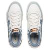 New LiNing Common 80s Anti-Slip Wear-Resistant Low-Top Skateboard Shoes Women's White Blue AGCV024-5