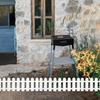 WTEMPO White Fence Panels Rustic European Style Outdoor Landscape Border for Gardens Flower Beds Natural Ambiance Fencing Made of Plastic