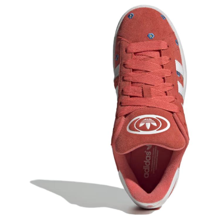 Adidas Campus 00s Preloved Scarlet Embroidered Floral Women Sneakers Pink Footwear-White Light-Blue IF9639