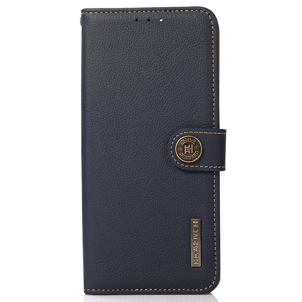 KHAZNEH For Google Pixel 10 Pro/10/9 Pro/9 Case RFID Blocking Anti-Drop TPU+Genuine Cow Leather Phone Cover