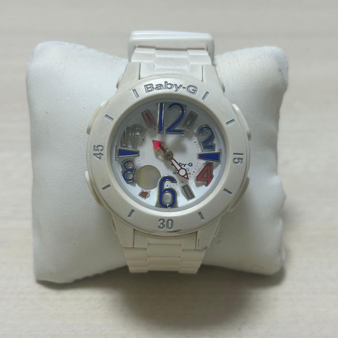 Baby-G Baby-G BGA-170 White Quartz Watch Casio Brand Watch Fashion Accessory with Case Ladies Stylish
