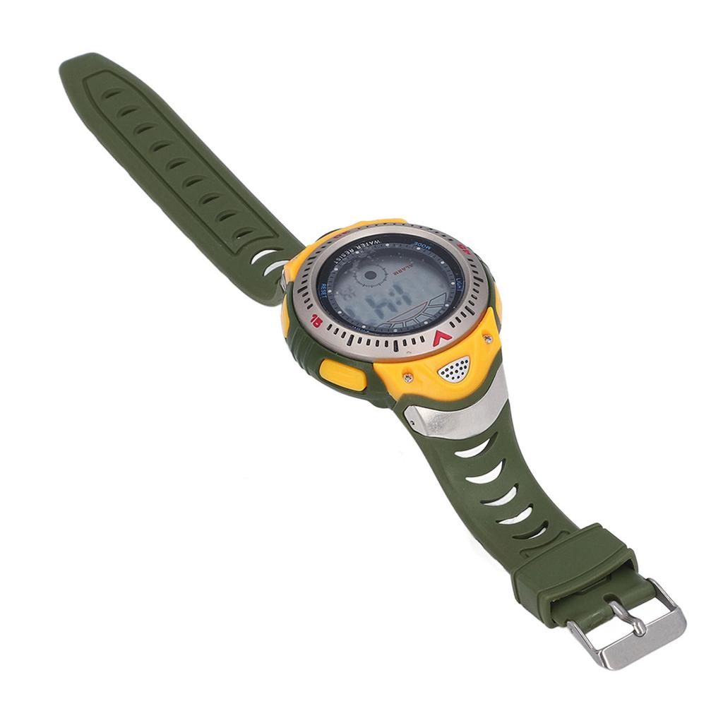 Men Digital Watch with Stopwatch Calendar Date Alarm Dual Time LED Backlight 50M Waterproof Men Sports Outdoor