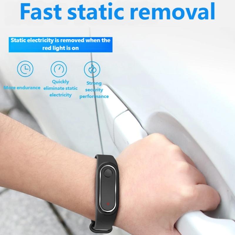 Wireless Electrostatic Discharge Wristband for Car Drivers Automatic Electrostatic Release Comfort for Daily Activities