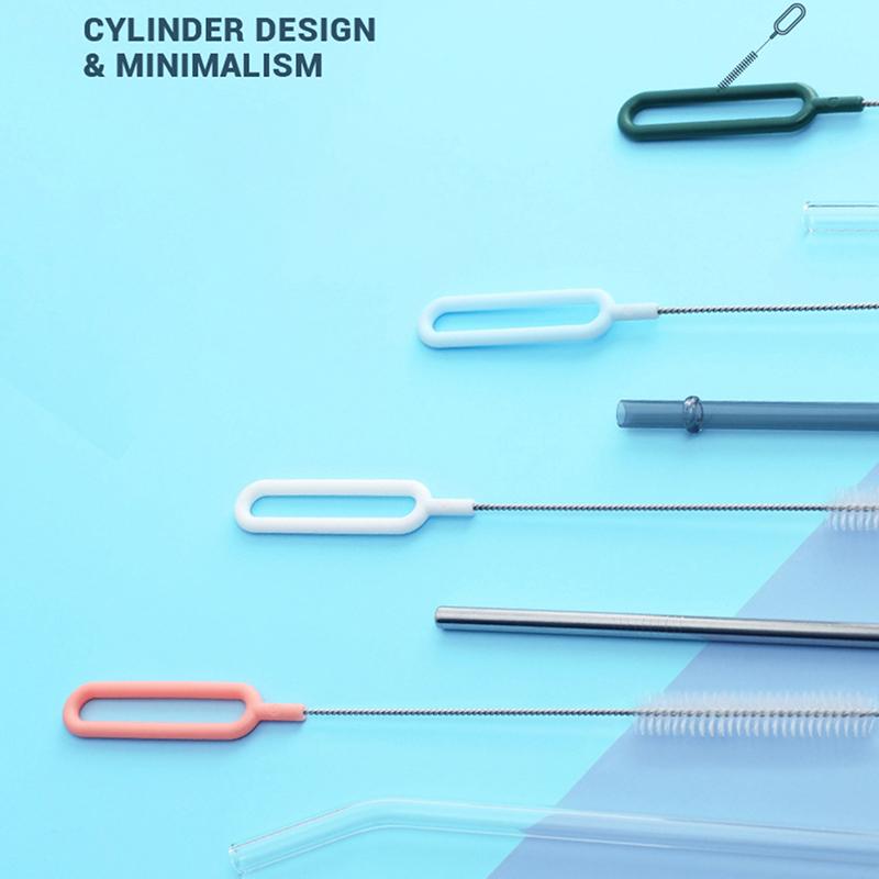High Quality Nylon Spiral Brushes For Straws Glasses Keyboards Jewelry Cleaning