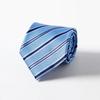 Aurora Large Silk Scarf & Blue Striped Tie Set