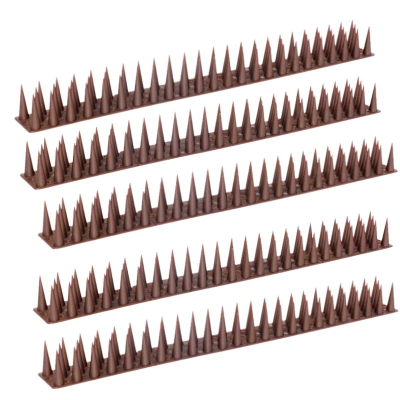 Bendable Bird Repellent Spikes Outdoor Anti Pigeon Cat Squirrel Deterrent For Garden Fence Roof Balcony Railing