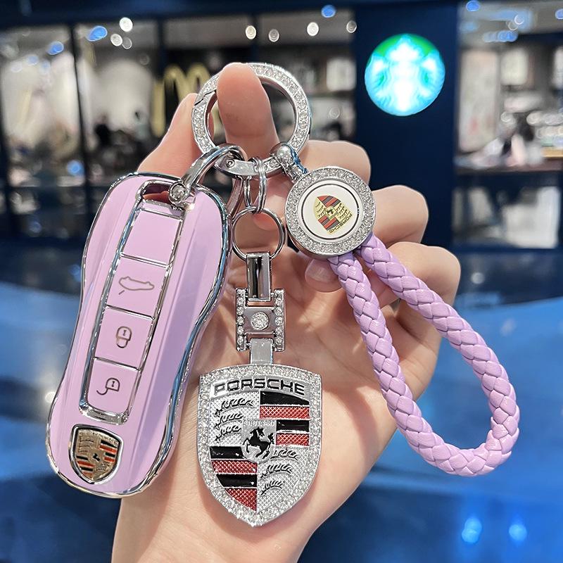 Porsche Key Shell Cover for Cayenne, Macan, Panamera, 718/911