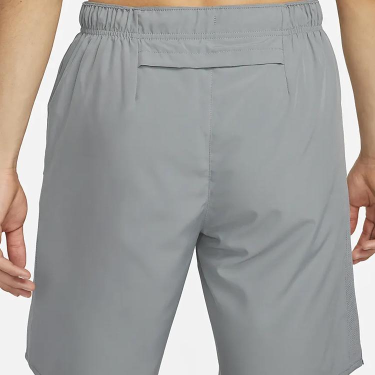 Nike Dri-FIT Challenger Solid Logo Elastic Waist Loose Shorts Men Shorts Grey DV9366-084