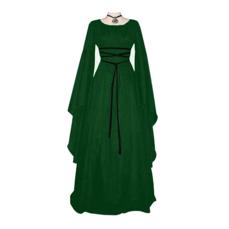 Bellissimo Abito Vintage da Donna a Vita Alta Perfetto per i Festival Rinascimentali