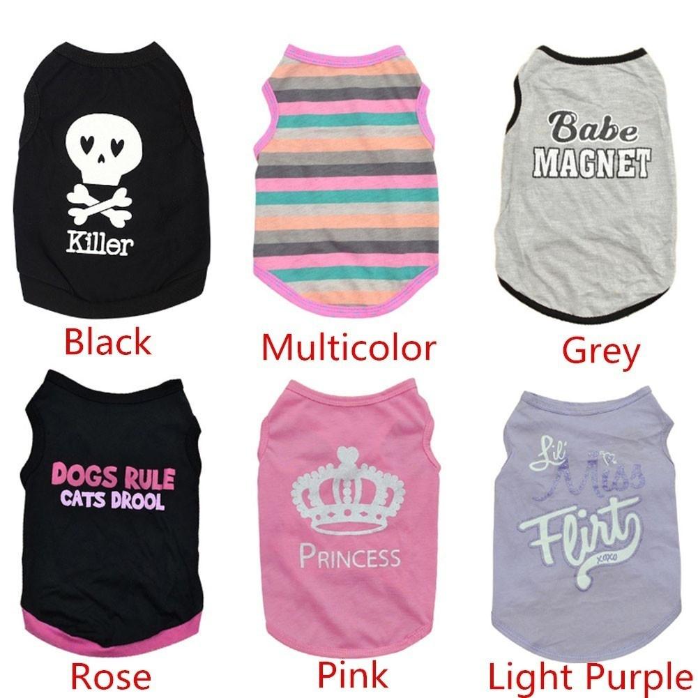 Купить Одежда для маленьких собак и кошек, майка, жилет, футболка ...