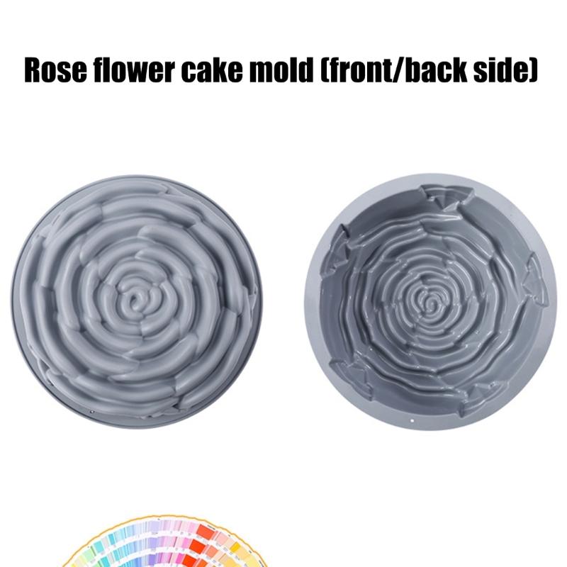 High Temperatures Resistant Silicone Chocolate Mould Shell and Flower Mousse Cake Molds Dessert Baking Accessories