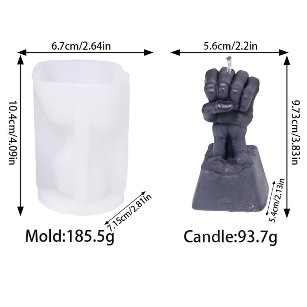 Halloween Scary Scream Mask Killer Silicone Candle Mold DIY Horror Tombstone Skull Candle Plaster Home Decoration Mold