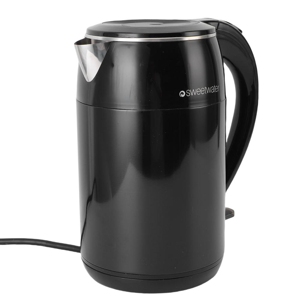 Electric Kettle 1.8L Capacity 1500W Stainless Steel Double Layer Anti Scald Automatic Power Off Hot Water Heater Boiler