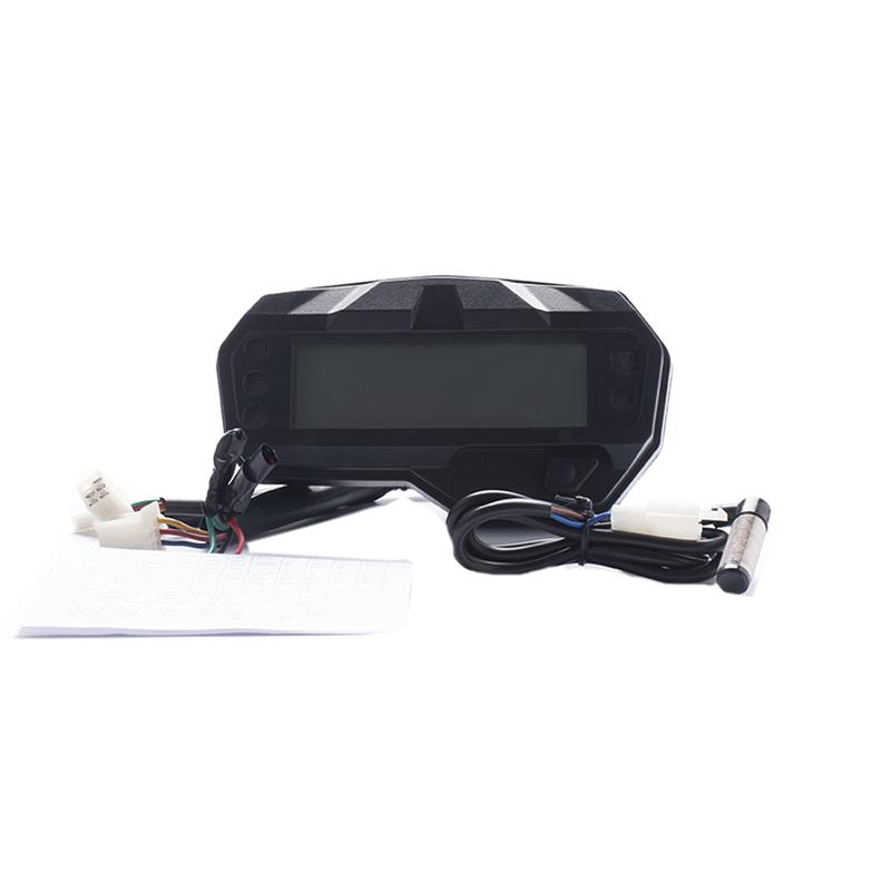 Authentic Universal Motorcycle Lcd Digital Meter Speedometer Odometer Tachometer 1000RPM Gauge For Yamaha FZ16