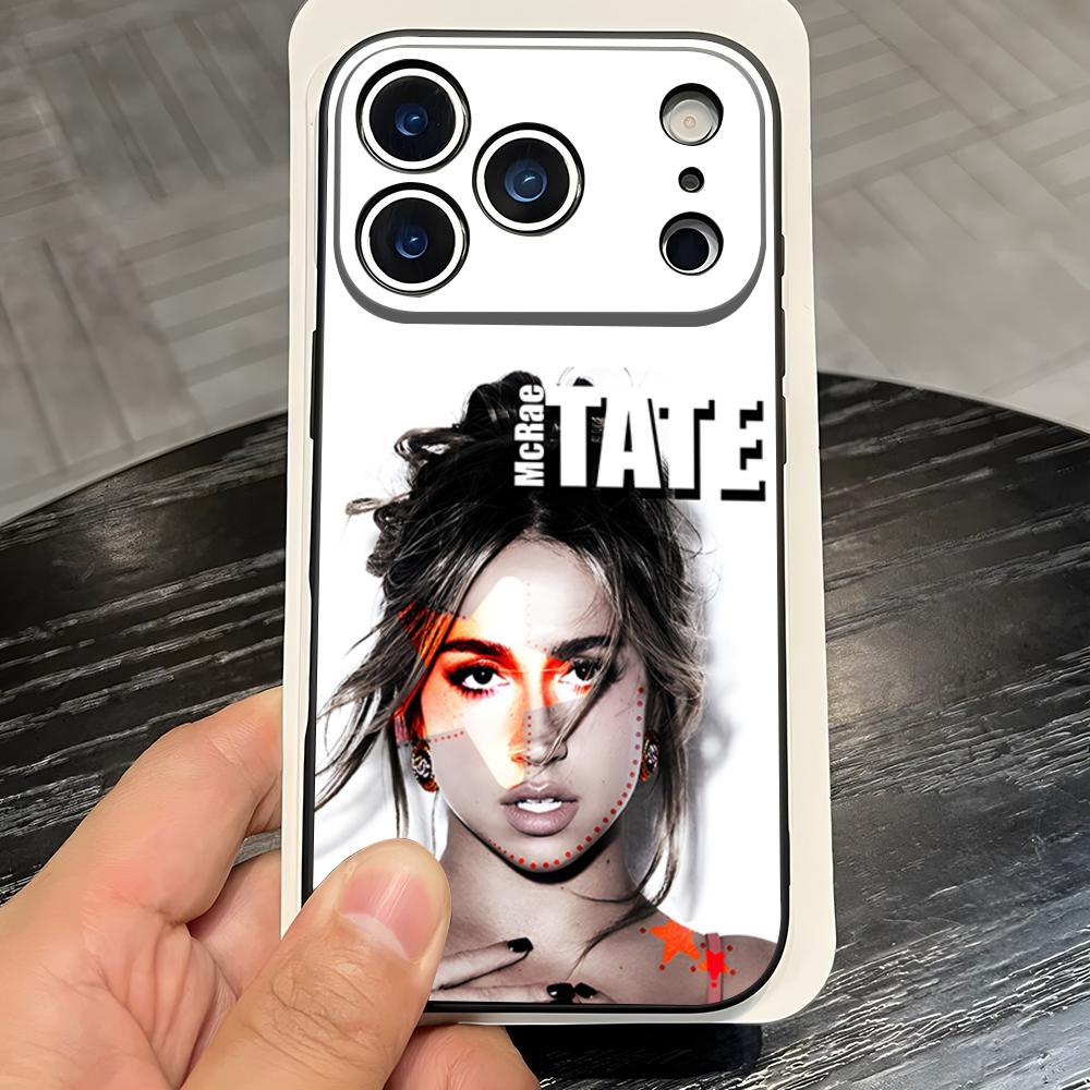 Singer 18 Tate M-McRae Hot Phone Case For IPhone 17 Pro Max 16 15 14 Pro Max 13 11 X Xs Xr 8 7Plus Silicone Cover