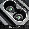 2Pcs Car Coaster Anti-Slip Water Cup Slot Pad Mat For Skoda Octavia Superb TY26 Rapid Kodiaq Kamiq Vision RS Yeti Karoq Fabia Enyaq