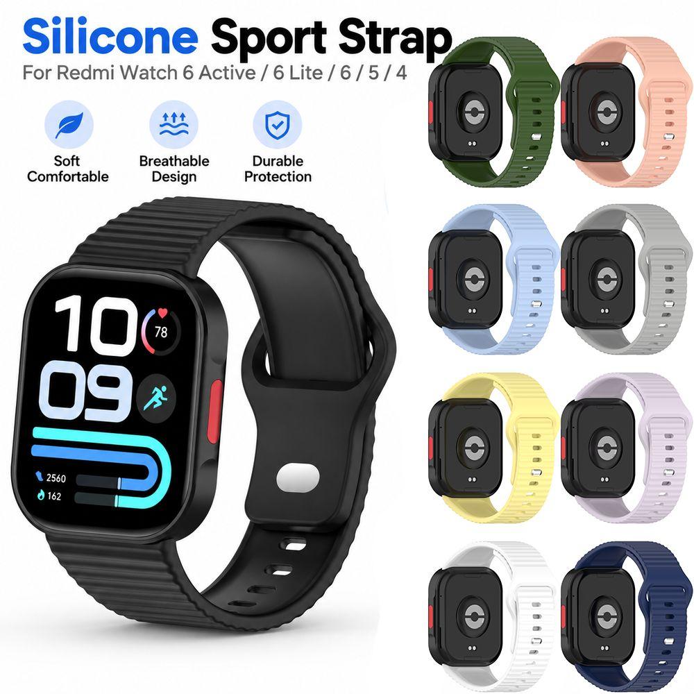 Pulseira de Relógio de Substituição para Redmi Watch 6 Active/6 Lite/6/5/4 Acessórios de Relógio Inteligente