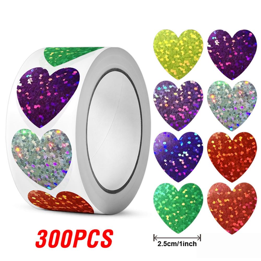 100-500pcs Color Star Sticker Birthday Wedding Gift Party Decor Seal Sticker Envelope Invitation Sticker Baking Label