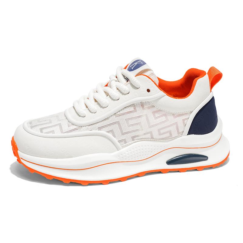 Fashion Chunky Men Outdoor Sports Shoes Mesh Breathable Lightweight Non Slip Versatile Simple Outdoor Casual Shoes