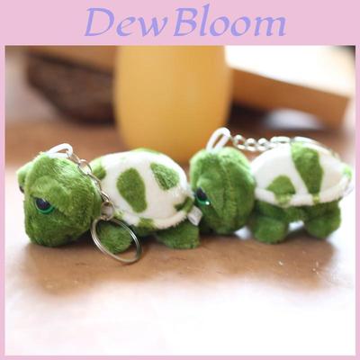 Adorable Plush Turtle Keychain Soft Stuffed Animal Toy With Cartoon Design Accessory