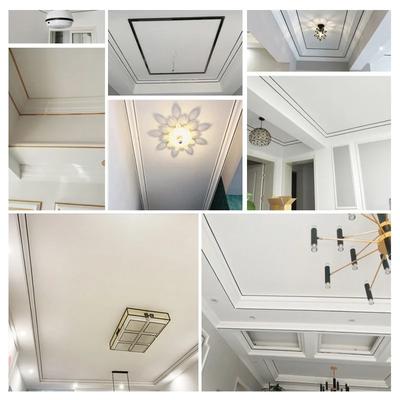 5M PVC Decoration Line Self Adhesive Waterproof Background Wall Edge Banding Strip Ceiling Tile Gap Sticker Faux Metal Gold Tape