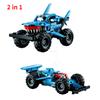 LEGP Technical Monster Off Road Vehicle Building Blocks Set 2 in 1 Stunts Pull Back Car Children Toys For Boys Christmas Gifts
