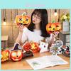 Adorable Halloween Pumpkin Plush Pillow Toy With Scary Designs For Festive Decor And Gifts