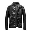 New men's leather jacket large size versatile youth locomotive casual thin leather jacket pu