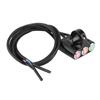 22mm Motorcycle Handlebar Mount Switch Headlight Hazard Brake Fog Light ON OFF with LED Light