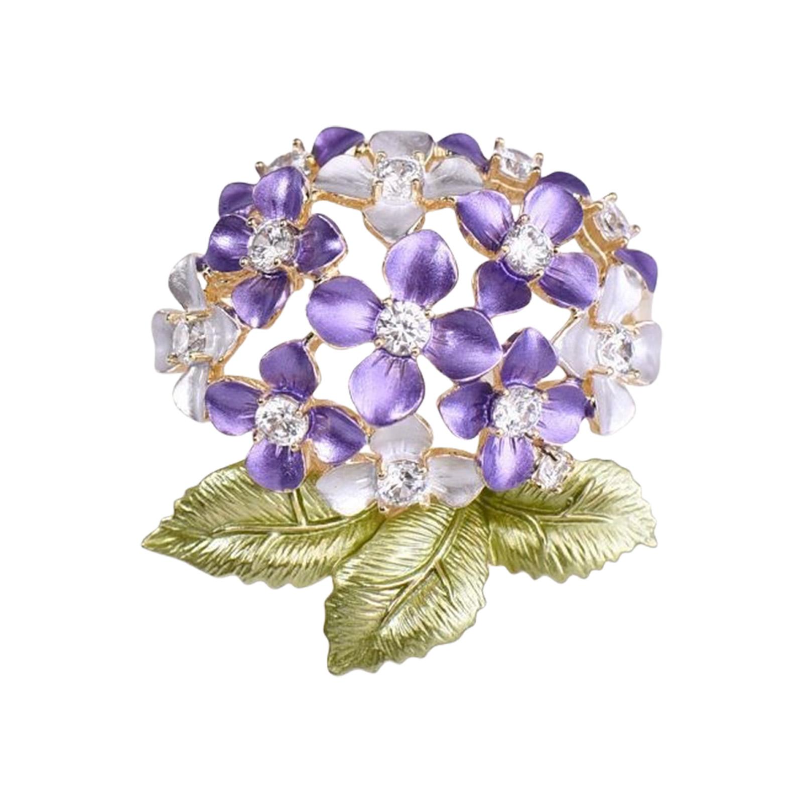 

Sparkling Flower Adornment Formal Event Jewelry Handmade Flower Clothing Jewelry Alloy Texture for Various Occasion