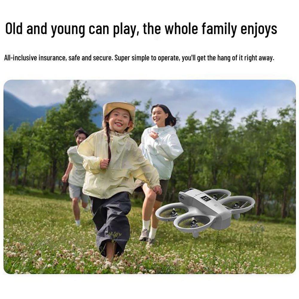 4K Dual-Camera Mini Drone: Adjustable Aerial Photography, Remote-Controlled Flight Toy.
