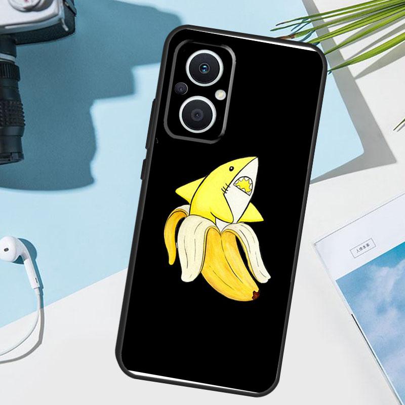 Cartoon Cute Fruit Yellow Banana Cover For OPPO Reno 8 7 Lite 10 11 12 13 14 Pro 11F 12F 13F 14F OPPO Find X8 X5 X9 Pro Case