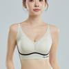 Summer Thin Bra Women's Soft Support Seamless Bra Gathering Anti Sagging and Double Breast Bra