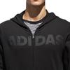 adidas Gestrickte Kapuzenjacke Bequem Langärmlig Herrenjacken Schwarz CX4958