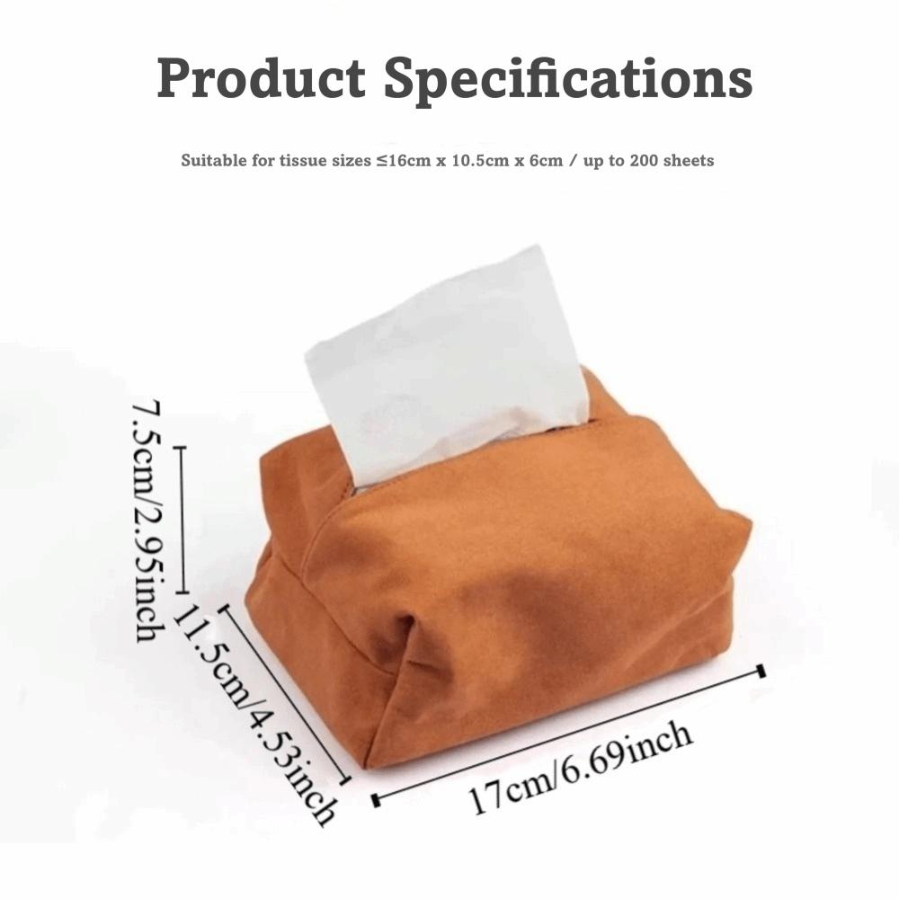 Hanging Organizer Magnetic Tissue Box Luxury Style Car Tissue Holder Sun Visor Storage  Home Use